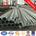 15m Galvanized Electric Pole with HDG in Africa